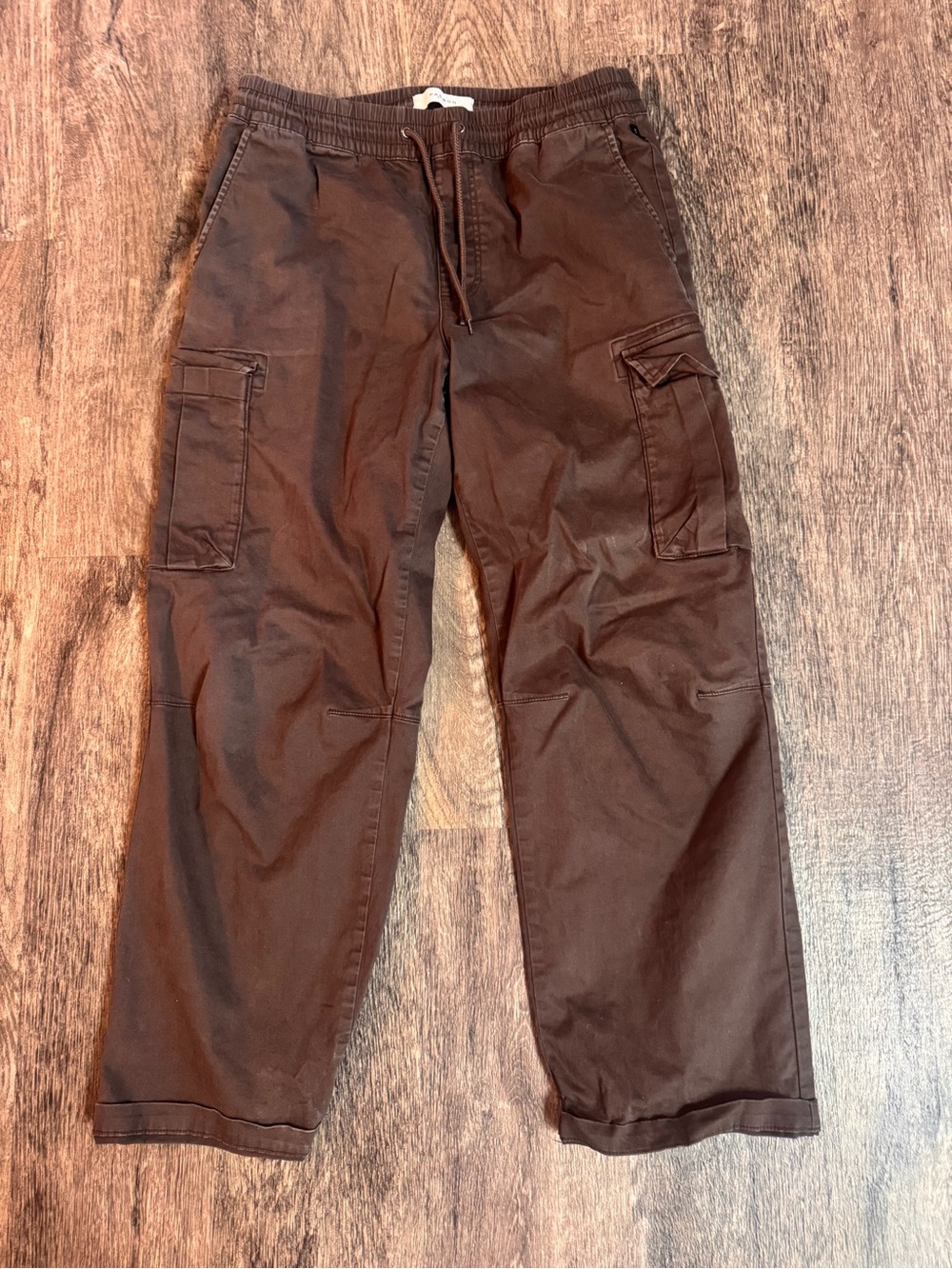 PacSun Men's Dark Brown Cargo Joggers